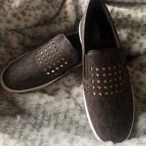 Michael Kors Keaton Slip-On Logo Shoes
